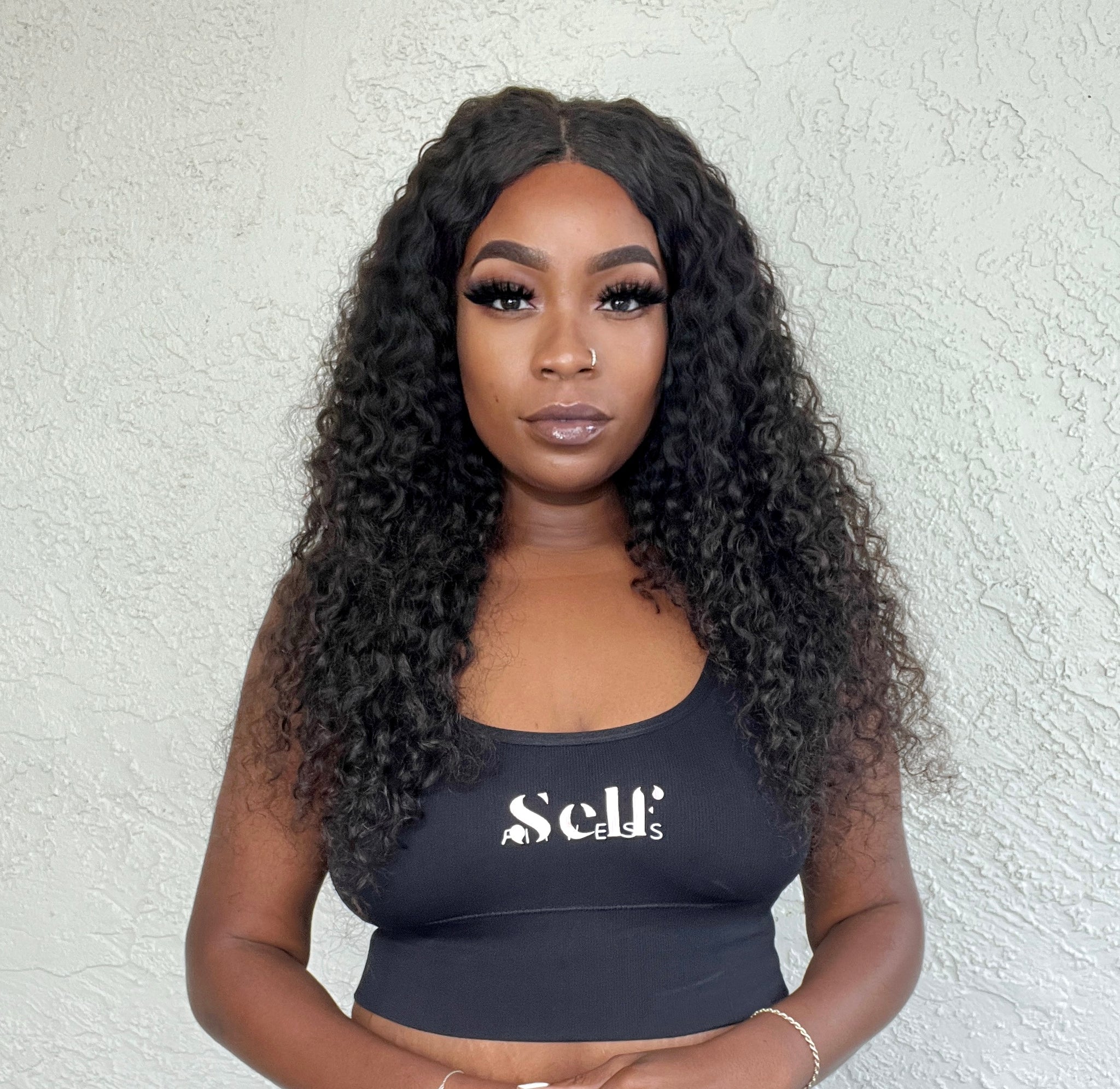 SELF FITNESS 2 in 1 Sports Bra Crop Top Celina Mae Beauty